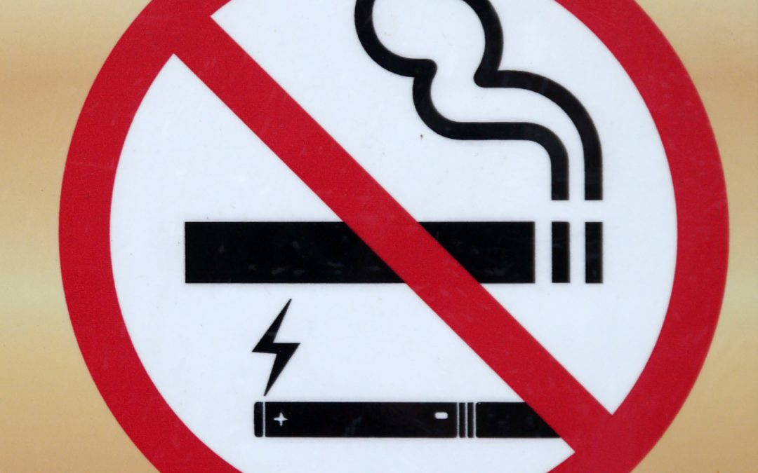 No Smoking No Vaping sign