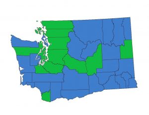 WA State Map of No Smoking and No Vaping Laws